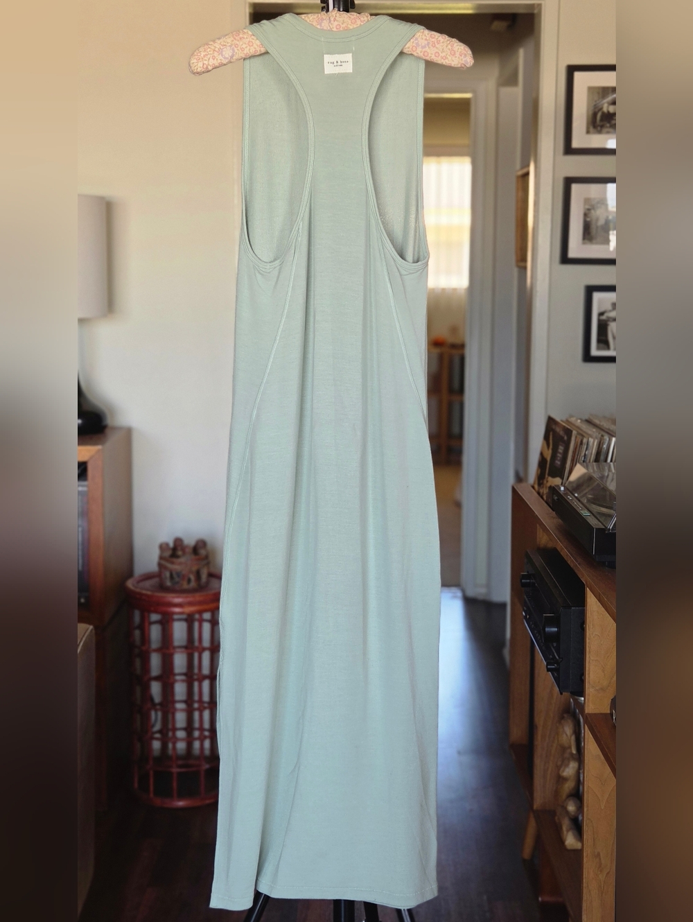 Rag & Bone Sleeveless Mint Green Maxi Dress - Picture 2 of 7
